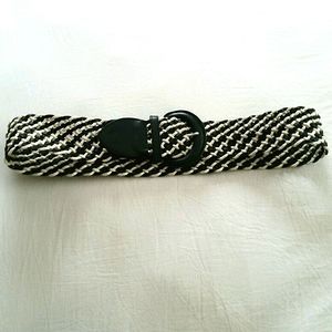 Leather Braided Belt XL
